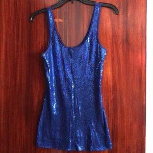 Sequin tank top